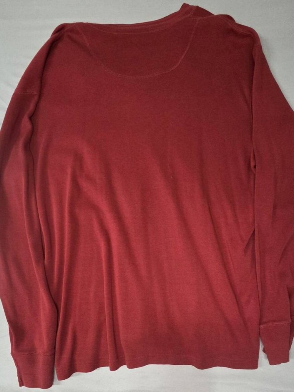 Polo Sport Ralph Lauren Burgundy Ribbed LS Polo XL - Picture 2 of 4
